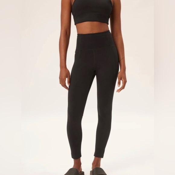 Girlfriend Collective Black Compressive High-Rise Legging - Picture 2 of 5